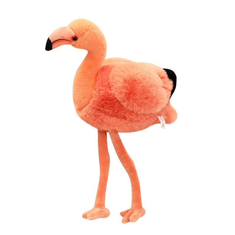 Love Flamingo Plush. A soft pink flamingo that brings warmth, romance and playful charm to any space. No Return.