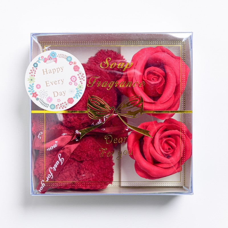 Luxury Soap Rose Gift Box – Romantic Flower Set for Special Moments. No Return.