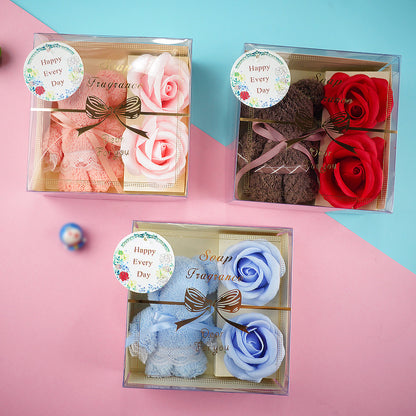 Luxury Soap Rose Gift Box – Romantic Flower Set for Special Moments. No Return.