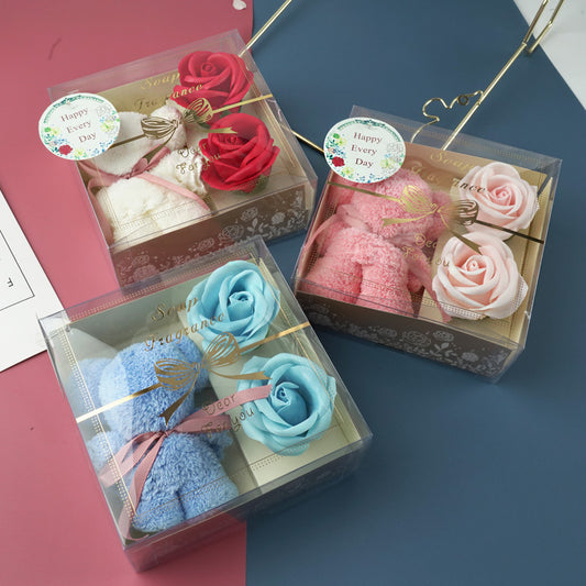 Luxury Soap Rose Gift Box – Romantic Flower Set for Special Moments. No Return.
