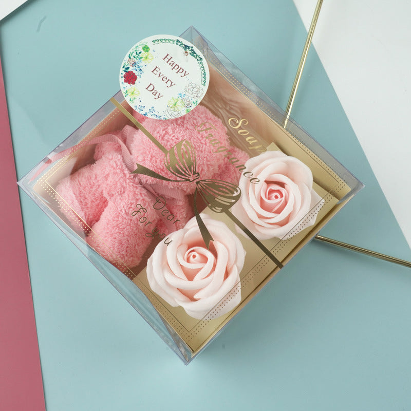 Luxury Soap Rose Gift Box – Romantic Flower Set for Special Moments. No Return.