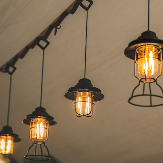 EmberGlow Vintage Lantern Rechargeable retro lantern with warm ambient light — atmosphere for slow evenings, camping & cozy spaces.