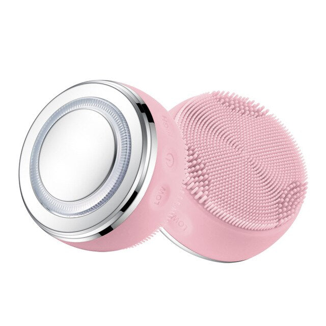 2-in-1 LED Facial Cleansing Brush