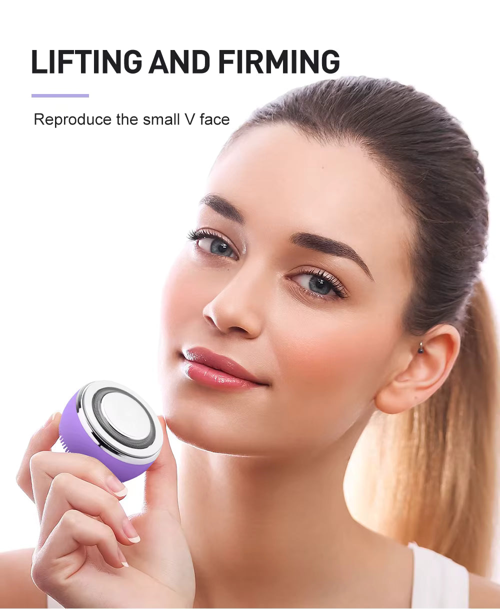 2-in-1 LED Facial Cleansing Brush
