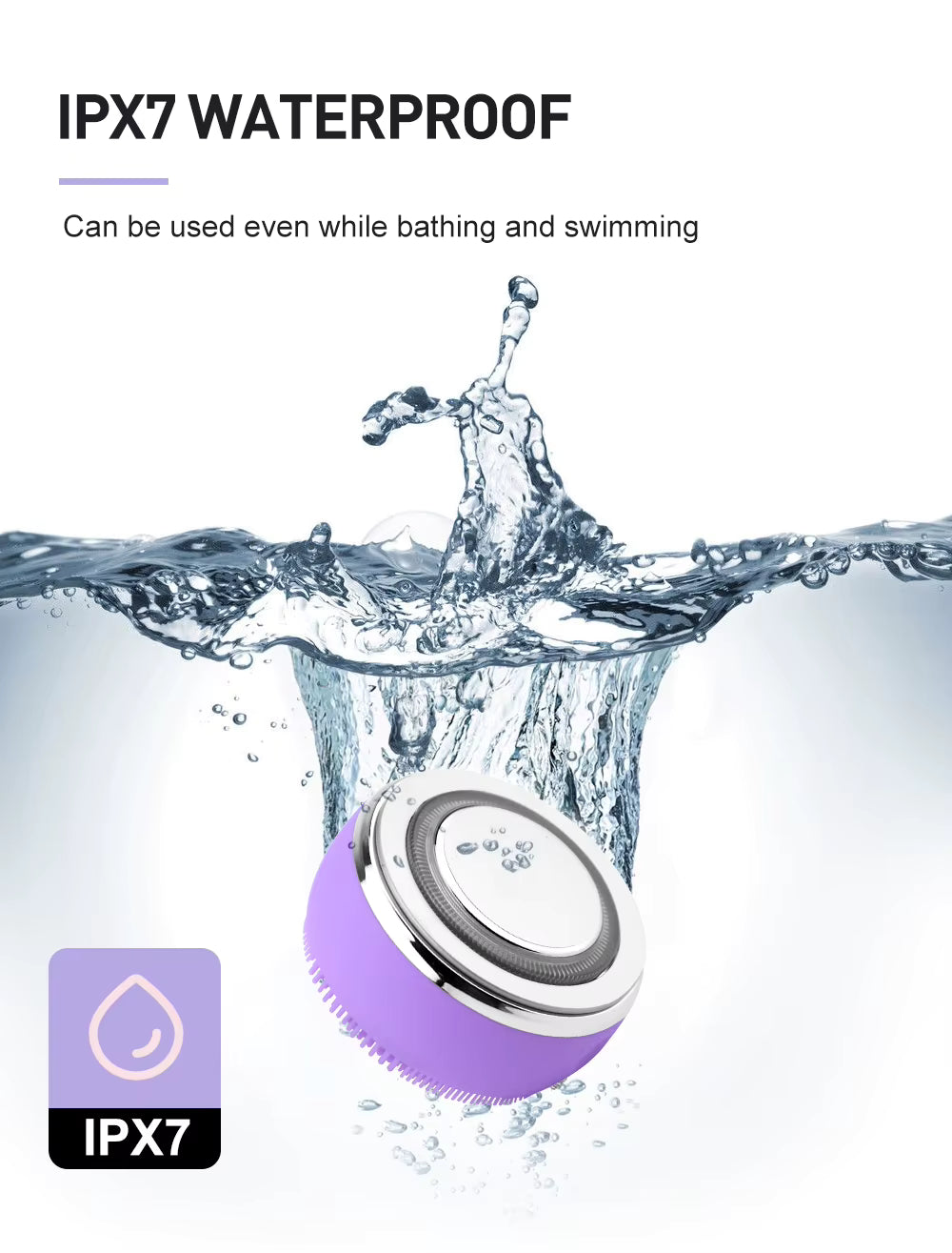 2-in-1 LED Facial Cleansing Brush