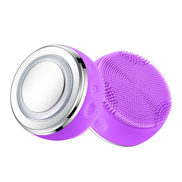 2-in-1 LED Facial Cleansing Brush