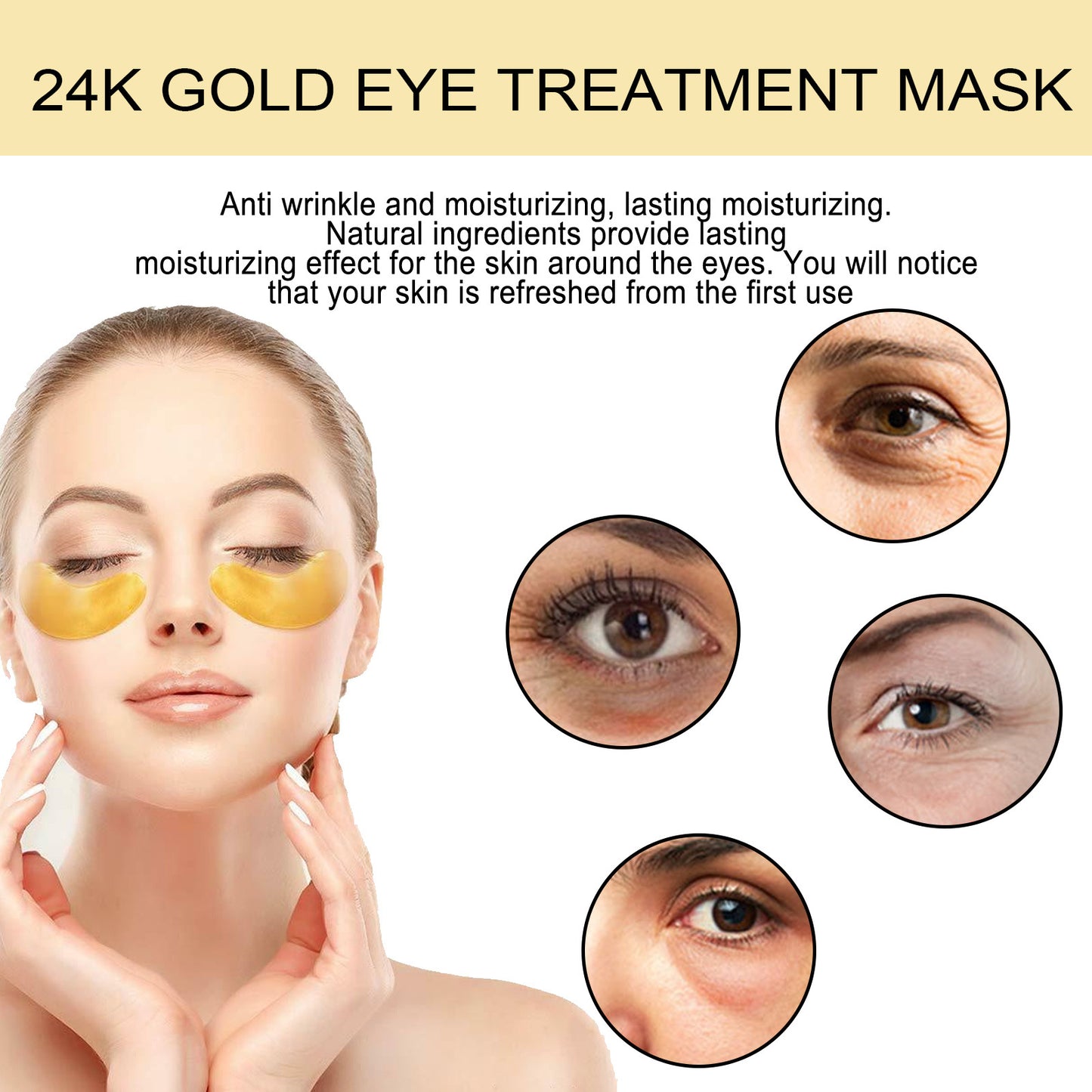 24K Gold Collagen Eye Mask