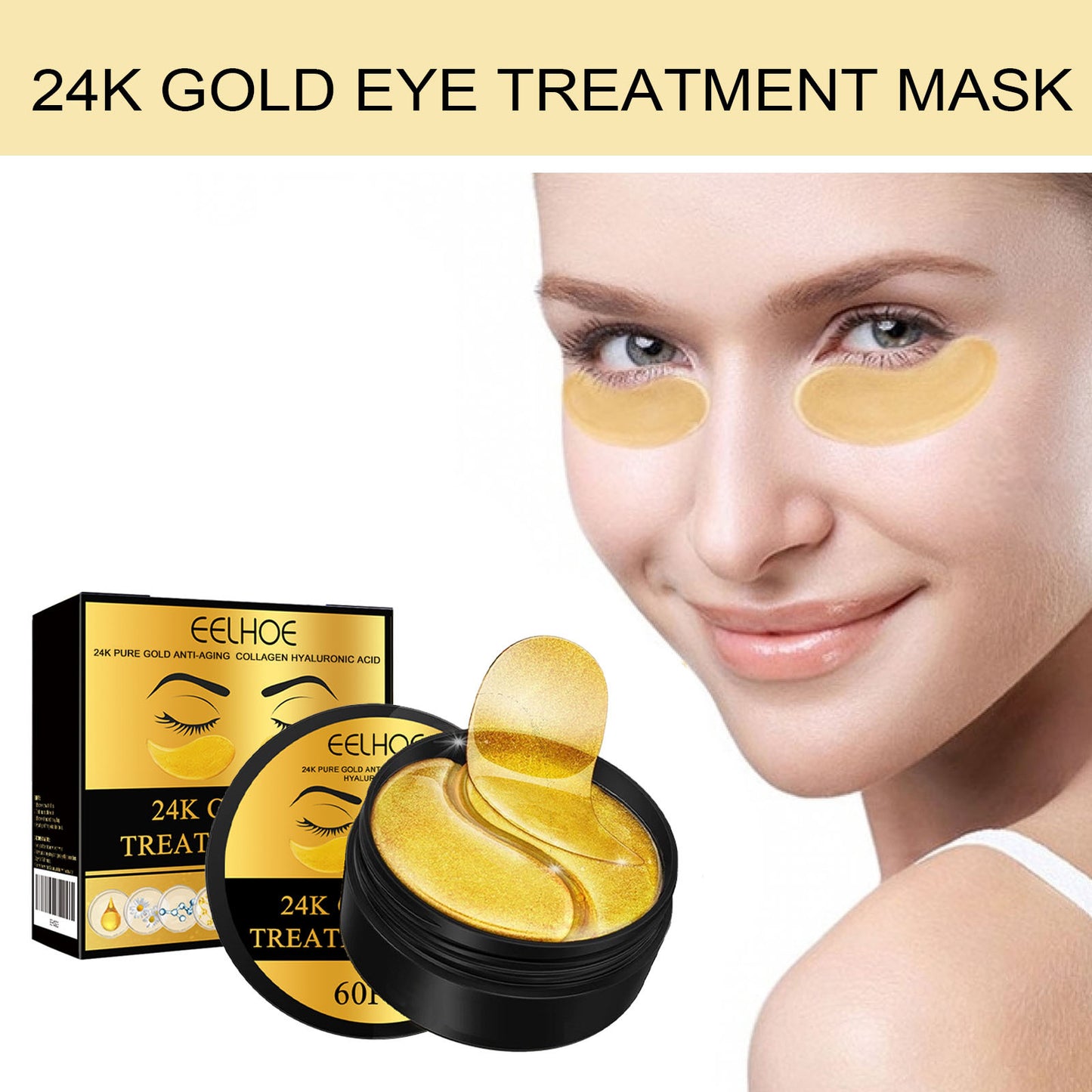 24K Gold Collagen Eye Mask