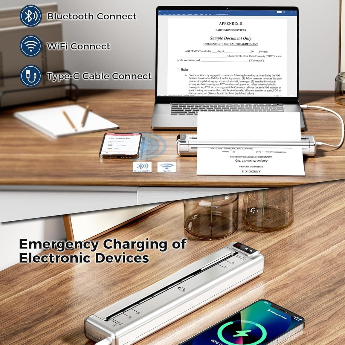 SmartScan Portable Sheet Scanner Turn paper into power. Compact wireless sheetfed scanner that instantly digitizes documents, notes and invoices wherever you work. 5-Day Return.