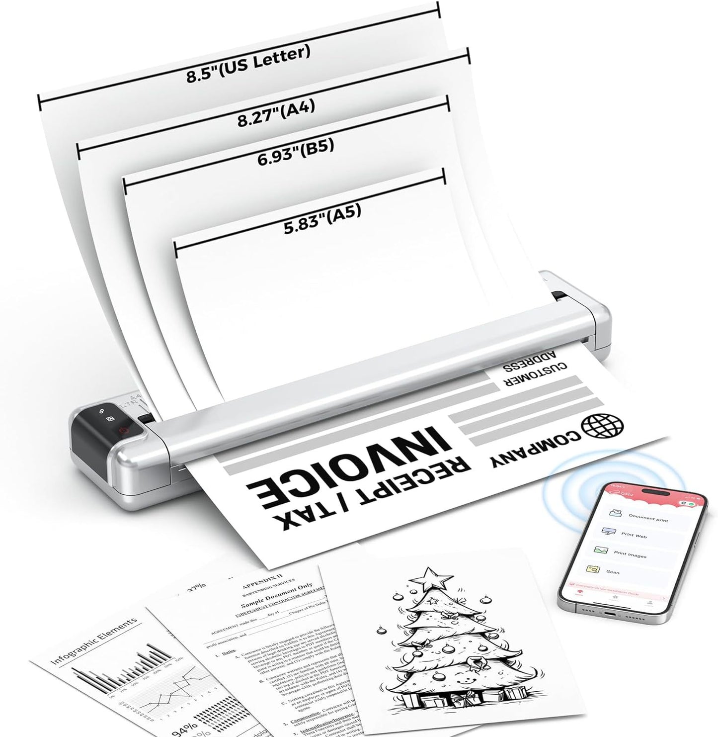 SmartScan Portable Sheet Scanner Turn paper into power. Compact wireless sheetfed scanner that instantly digitizes documents, notes and invoices wherever you work. 5-Day Return.