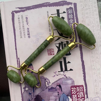 Jade Face Massage Roller Set
