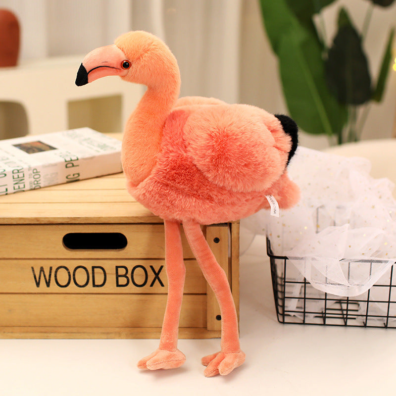 Love Flamingo Plush. A soft pink flamingo that brings warmth, romance and playful charm to any space. No Return.