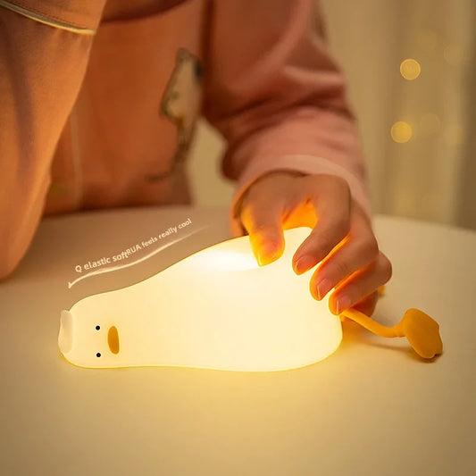 GlowTouch Ambient Night Lamp. Soft warm light. Calm evenings. Gentle touch control. 5-Day Return