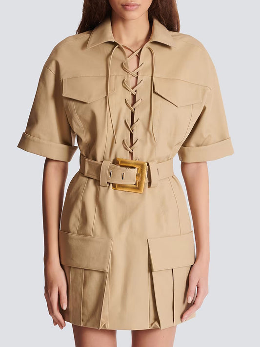 Desert Muse Shirt Dress — effortless confidence in motion, soft structure for slow yet bold days. No Return.