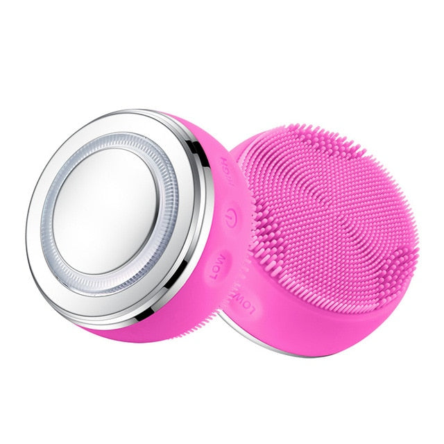 2-in-1 LED Facial Cleansing Brush