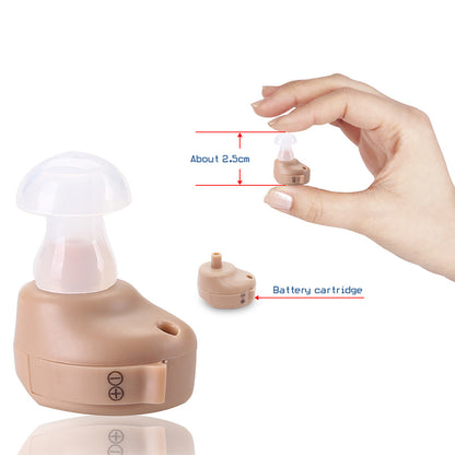 ClearTone Mini ITC Invisible in-ear hearing amplifier designed for discreet daily clarity and confident conversations.