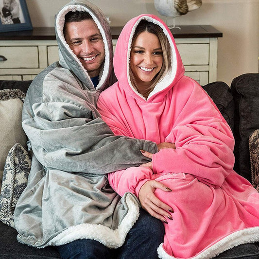 CozyCloud. Ultra-soft oversized hoodie blanket — wrap yourself in warmth, comfort and effortless chill energy.